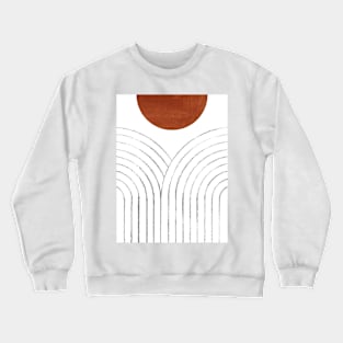 Arch and terracotta circle Crewneck Sweatshirt